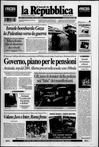 Il lunedì de La repubblica